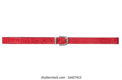 Red Woman Belt