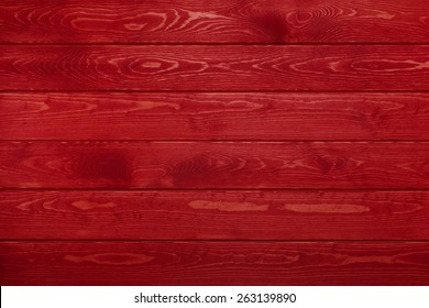 Red Wooden Background