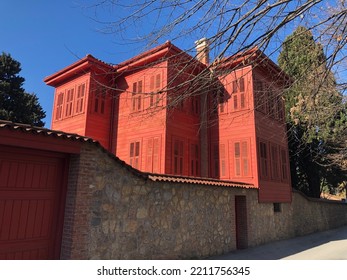 Red Wooden House From Turkey