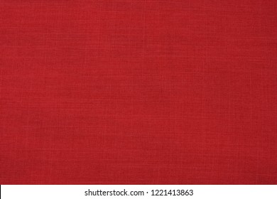 Red Woven Fabric Texture Background