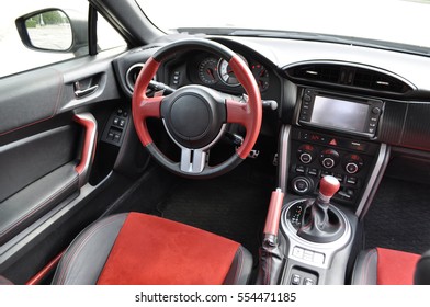 Red Wrapped Steering Wheel Seats Car Stock Photo 554471185 | Shutterstock