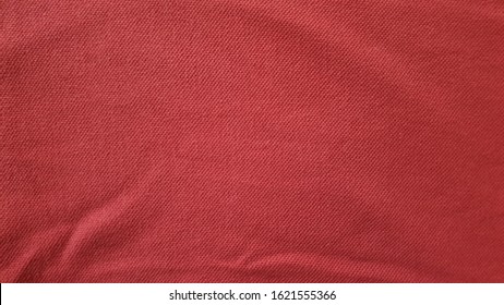 Red Wrinkle Fabric Cloth Texture