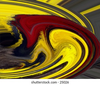 Red, yellow abstract design for a background