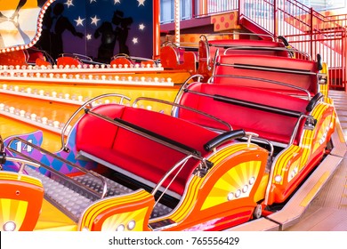 Red And Yellow Carnival Festival Carriage Amusement Ride