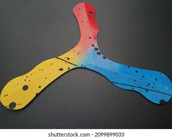 Red,blue,red Kids Toy Boomerang For Playing