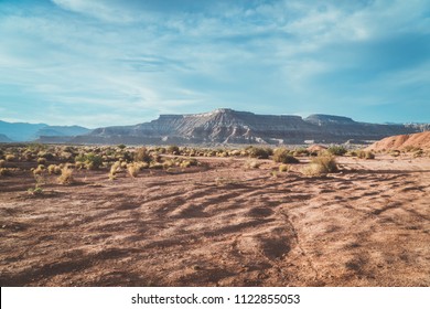 Redbull rampage trail in Virgin, Utah