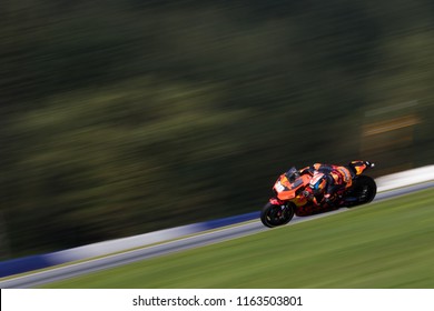 REDBULLRING, AUSTRIA - AUGUST 10,  2018: British KTM Rider Bradley Smith At Eyetime MotoGP Of Austria