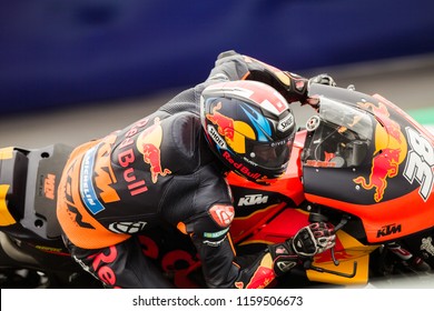 REDBULLRING, AUSTRIA - AUGUST 11,  2018:British KTM Rider Bradley Smith At Eyetime MotoGP Of Austria