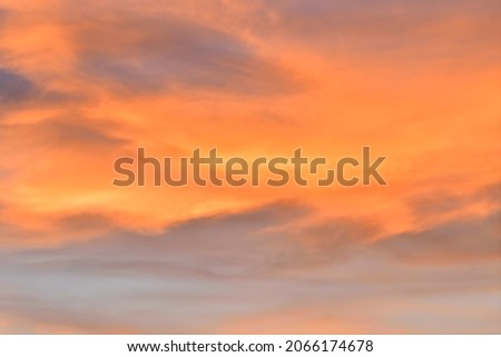 Reddish backgrounds of skies at sunset