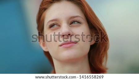 Similar – Portrait of a woman at the Baltic Sea