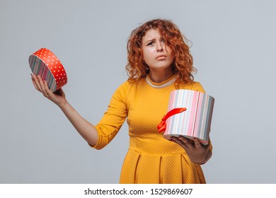 The Red-haired Girl Is Not Happy With The Gift