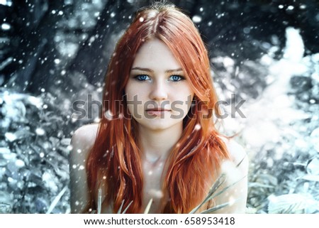 Similar – winter winds Feminine