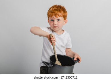 Redhead Boy, Child With Red Hair.