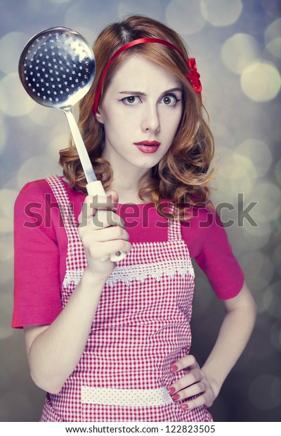 Redhead housewife