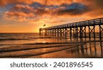 Redington Beach pier, Sunset, Florida, La Contessa, beach, Original photo by Christy Mandeville