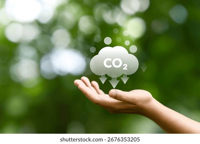 Reduce CO2 emissions to limit global warming and climate change. Reduce levels of greenhouse gas, decarbonize industry, energy and transport. Carbon neutral and net zero concept.