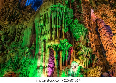 Reed Flute Cave In GuiLin China