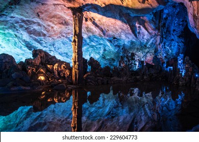 Reed Flute Cave In GuiLin China