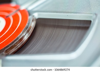 Reel To Reel Tape Recorder Close Up