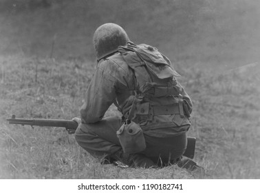 Reenactor Ww2 Soldier