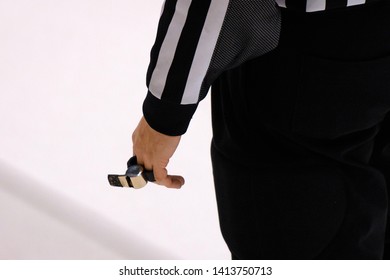 The Referee (hockey) Keeps The Whistle