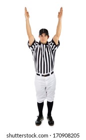 Referee: Official Signals For A Touchdown