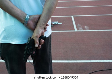 Referee Pistol To Start At The Track And Field Competitions