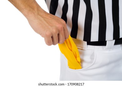 Referee: Pulling Out Penalty Flag