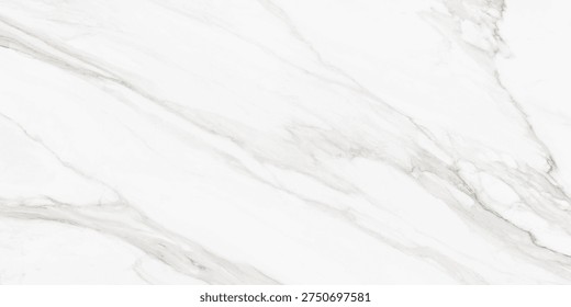 A refined white marble surface featuring soft flowing veins in grey and subtle golden tones. The natural stone pattern creates an elegant and luxurious aesthetic, often associated with premium interiors, architectural surfaces, tiles, counter tops, and sophisticated design backgrounds.
