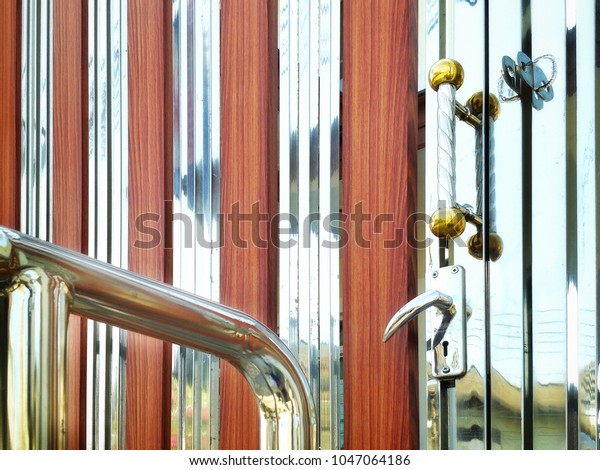 Reflect On Surface Modern Stainless Steel Stock Photo Edit