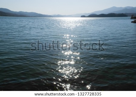 Similar – Image, Stock Photo Mountain lake with cristal clear water in the alps