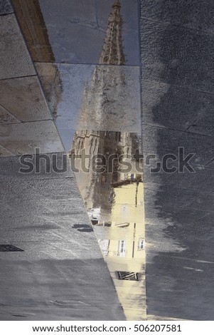 Similar – Image, Stock Photo downtown Water Deserted