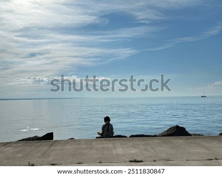 Similar – Image, Stock Photo relaxation Colour photo