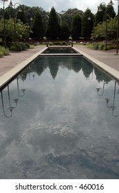 Reflecting Pool, Memorial Garden, Mighty Eighth Air Force Museum, Savannah, Georgia