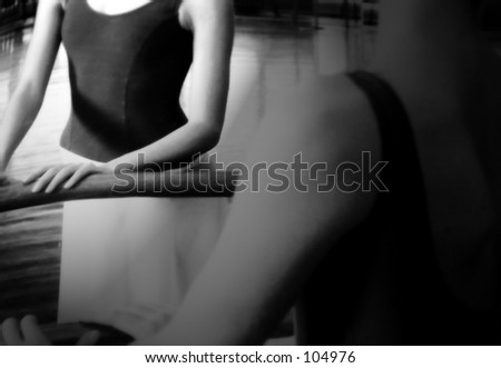 Similar – Image, Stock Photo Squatting female person from behind. The back is free, the waist is covered by a kidney warmer