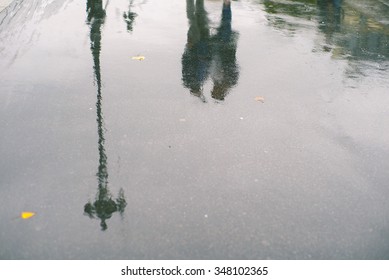 reflection after rains