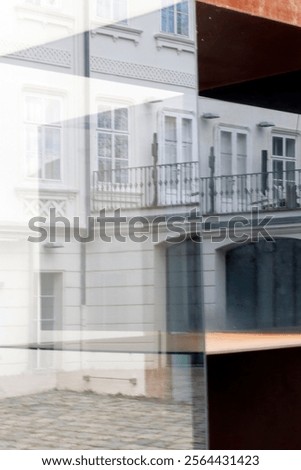 Reflection of an architectonic detail