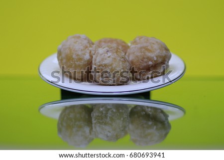 Similar – Image, Stock Photo fried egg Reflection Lake