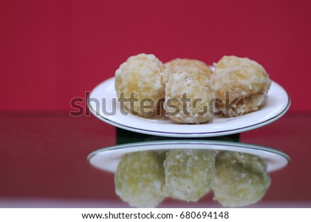 Similar – Image, Stock Photo fried egg Reflection Lake