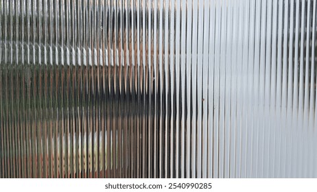 reflection of fluted glass texture background