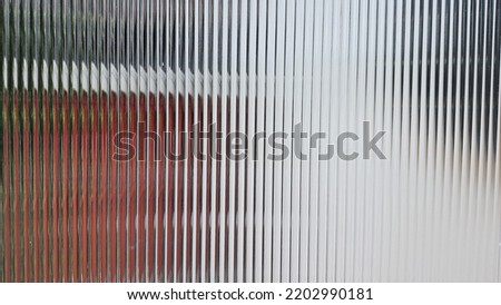 reflection of fluted glass texture background