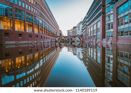 Similar – Foto Bild Speicherstadt Hamburg, Sonnenstern