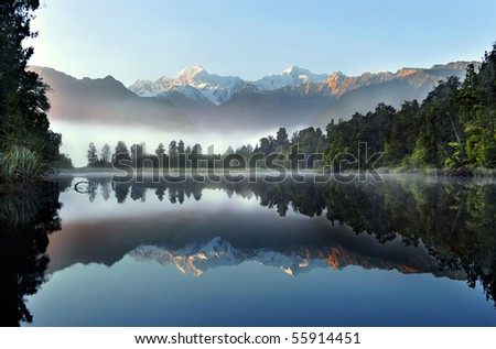 Reflection of Lake Matheson