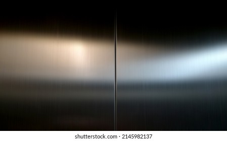 Reflection of light on a shiny metal texture,stainless steel background.