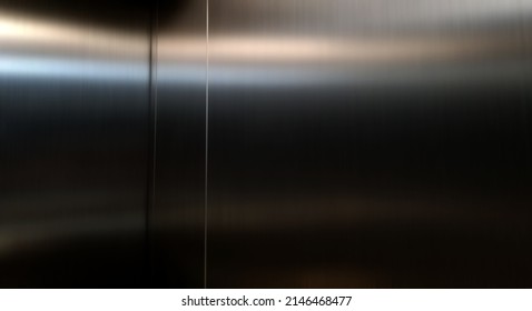 Reflection of light on a shiny metal texture,stainless steel background. - Shutterstock ID 2146468477