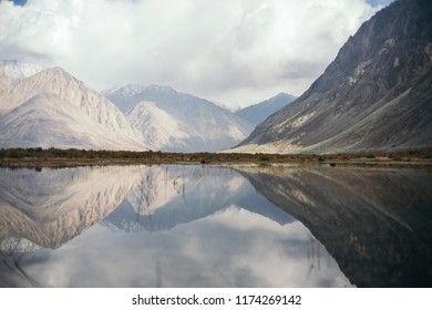 reflection of mountain