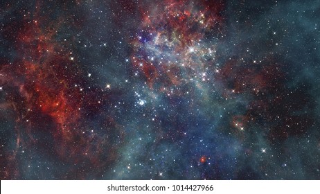 Reflection nebula the site of star formation. Elements of this image furnished by NASA. - Powered by Shutterstock