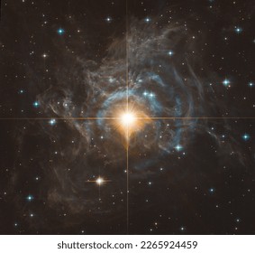 Reflection nebula the site of star formation. Nebula and galaxies in space - Shutterstock ID 2265924459