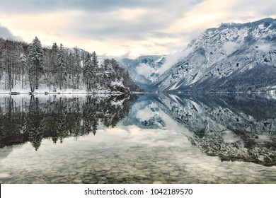 Reflection On Bohinj Lake