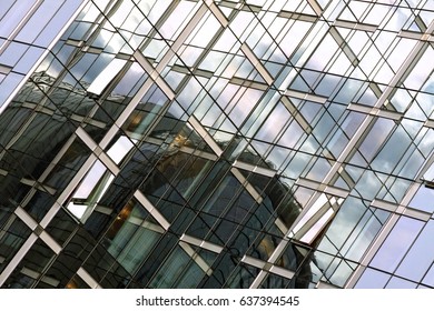 Reflection On Glass Wall Stock Photo 637394545 | Shutterstock